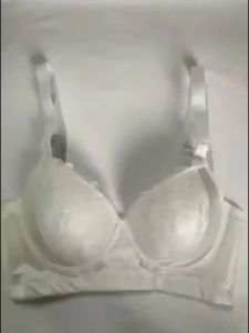 European size Elegant womens lace gathered bra - comfortable and breathable with steel ring support bra and underwear