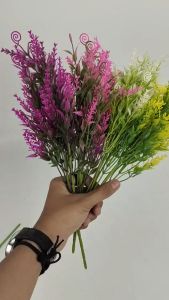 Aksesoris Rumput Daun Ulir Bintik Cabang 5 /Bunga Baby Breath Gypsophilia Pikok Bahan Rangkaian Bunga Dekorasi Rumah Dan Pelaminan
