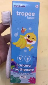 Tropee Bebe x Pinkfong Toothpaste 60gr | Pasta Gigi Odol Anak
