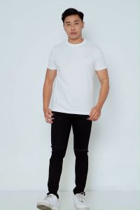 Kale Arion T-shirt Basic Organic Cotton 30s Asian Fit | White