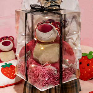Strawberry Bear Stuffed Toy Gift for Girl Valentines Day Birthday