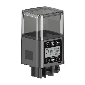 Automatic Fish Feeder with Track Grain System Large Capacity Moisture-Proof Design