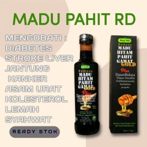 Cod Madu Hitam Pahit Gamat Gold RD Plus Propolis Sambiloto Daun Bidara Dll 470