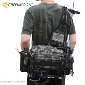 Multifunctional Plus Big Fishing Lure Bag Waterproof Shoulder Crossbody Fishing Gear Utility Storage Case Mens Fishing Rod Bags