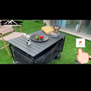 Outdoor Camping Wagon trolley Cart Shopping Cart Garden Carts Outdoor Tool Truck Trolley Thickened Tire Large