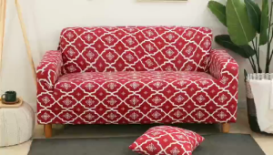 【Christmas Promotion】3PCS New Christmas Sofa Cover Stretchable 1/2/3/4 Seater Cover For Seat Sofa For Christmas Home Decoration Universal Sofa Cover Stretchable Removable And Washable