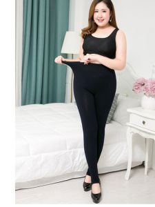 plus Size Modal High Waist Nine-Tenths Womens Leggings Thickened Long Pants Autumn Spring plus Size Comfortable Underwear