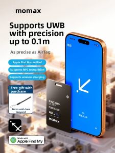 Momax | Mini AirTag Alternative UWB Precise Tracking Tracker