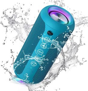 ortizan | Ortizan 24W Portable Bluetooth Speaker Stereo Sound IPX7 Waterproof Wireless Bluetooth 5.3 Excellent Bass Performace TF Speaker