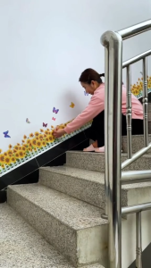 [HCM]DECAL DÁN CHÂN TƯỜNG HƯỚNG DƯƠNG VÀNG