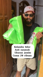 Kelambu dewasa jumbo 200x200 / Kelambu kotak / Kelambu polos / Kelambu anti nyamuk