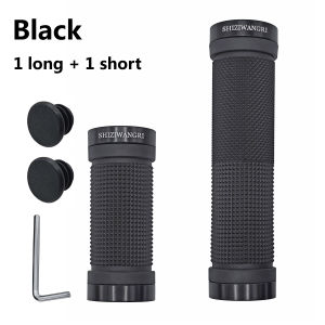SHIZIWANGRI | SHIZIWAGNRI Grip Bicycle Handlebar Shock-Proof Bolder Rubber Bicycle Grips 80mm Mountain Bike Parts