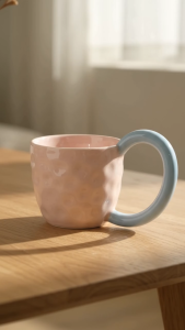 Damda Unique Oversized Handle Handmade Ceramic Mug Gift ideas