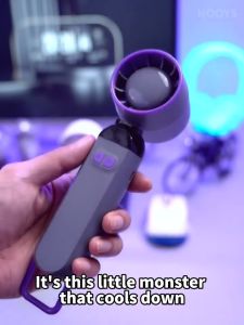 6000mAh Portable Mini Hand Fan 100 Gear Speed Turbol Fan Usb Rechargeable Small Pocket Fan