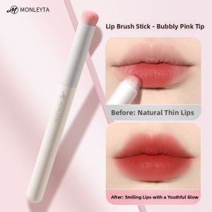 MONLEYTA | Portable Round Head Lip Brush Makeup Brush For Lipstick Concealer Girls Lip Blending Multifunctional Lip Pencil Brush