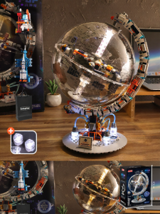 LALAPLAY | Educational Globe Building Blocks Toy for Boys 10+