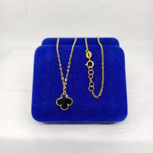 kalung koye rantai nori vensy vancleeff/perak asli silver 925 lapis emas/perhiasan fashion wanita terbaru