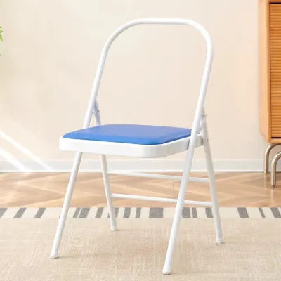 Foldable Yoga Chair PU Surface Pilates Auxiliary Chair Yoga Studio Equipment Fitness Exercise Stretching Seat ActStar Brand