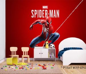 TERMURAH WALLPAPER SPIDERMAN CUSTOM 3D - wallpaper dinding SPIDERMAN - WALLPAPER SPIDERMAN 3D