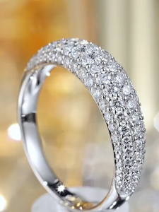 18K gold lab grown diamond starry sky luxury womens ring full diamond starry sky ring real diamond lined ring diamond ring真钻排戒钻戒戒指 Korea,designer ring,ring women,ring