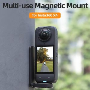 【🇸🇬 STOCK】Sunnylife Magnetic Mount Tabletop Base Bracket Quick Handle Angles Adjustable Accessories for Insta360 X6/X4 Air/X5/X4/X3/ Pocket 3/GO 3S