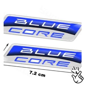 3D BLUE CORE Logo Reflective Decal Motorcycle Sticker Racing Team Decoration Body Front Beak Fairing For Kawasaki Z900 Honda CBR PCX Yamaha R1 R6 NMAX XMAX TMAX Suzuki Accessories