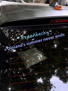 KUCAR | Custom Creative Waterproof Car Rear & Roof Window Stickers