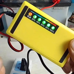 Smart Car Motorcycle Battery Charger 12v 3a Portable Lead Acid Battery Smart Charger Percent Display Fast Charging Overvoltage Protection