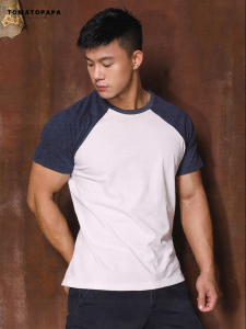 TOMATOPAPA | Original Street Color-Contrast Raglan T-shirt