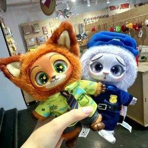 Disney | ~Original Zootopia Blind Box Cute Nick Judy Action Figure Plush Vinyl Doll Mystery Box Anime Figures Cartoon Collection Model To