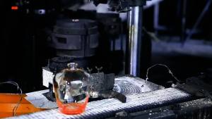 ＜1207＞  Crystal White Imported Wine Bottle Glass Wine Bottle Louis XIII of France Foreign Wine Decoration Glass Dead Soldiers Imported Wine Bottle Glass Bottle