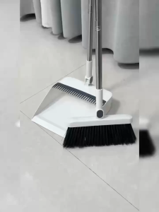 Z-Gadget⚡ 2 IN 1 Foldable Broom Dustpan Set Home Office Self-Cleaning Dustpan Teeth Sweeping Indoor & Outdoor Use for Home Office