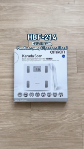 Omron Karada Scan Body Comosition Monitor HBF-214 - Timbangan Digital Komposisi Tubuh