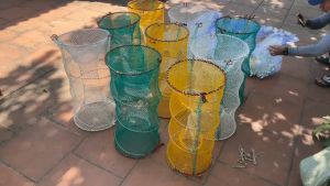 [ Siêu Dày ] Lồng Lò Xo Bẫy Tôm  Cua  Cá  Ếch  BaBa  Rùa Siêu Nhậy Siêu Bén Sợi Cước 9 Loại 1