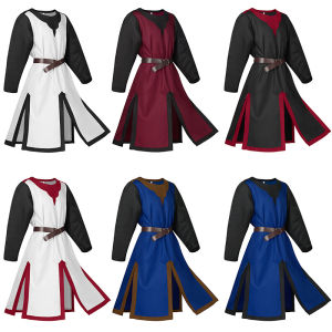 Wish Amazon Dark Templar Knights Cos Costume Medieval Retro Robe Halloween Cosplay Cloak