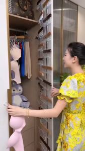 Móc Gỗ Treo Quần ÁoTất Vớ Đồ Lót 8 Chấu Siêu Bền Đa Năng Tiện Lợi 28x18.5cm OKSEP