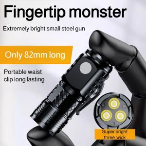 High-intensity flashlight Outdoor portable mini flashlight Long-range shooting and long battery life