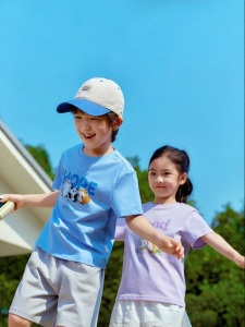 Purcotton | Soft and Cool Summer New Children T-Shirt