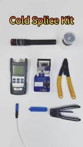 ZOERAX | ZoeRax 11 in 1 FTTH Fiber Optic Tool Kit -70~+10dBm Optical Power Meter +10MW Visual Fault Locator Fiber Cleaver