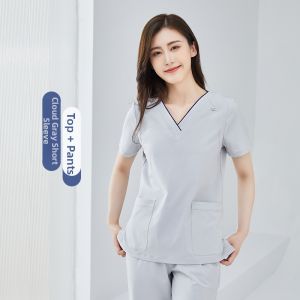 CHUNSHENG | Elastic Quick Dry Medical Uniform Thin Long/Short Sleeve