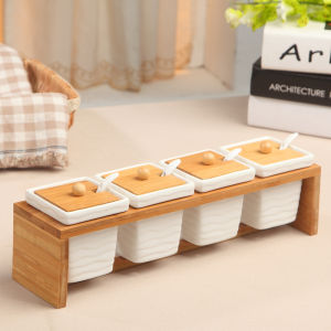 YALINJIAJU | Ceramic Spice Storage Container Set