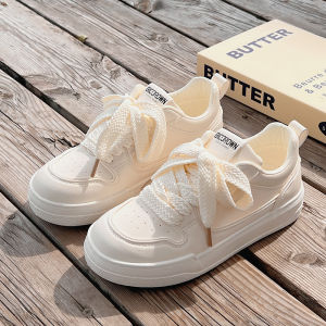Comfortable Soft Bottom Canvas Shoes Womens Spring Summer Fashion Cross Buckle Low Top Rubber Sole Pure Color Fufu White Sneakers
