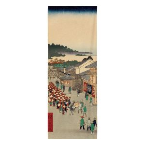 Làn Sóng Lớn Cuộn Thảm Nhật Bản Ukiyo-e Nghệ Thuật Đại Dương Polyester Treo Tường Vintage Phương Đông Thẩm Mỹ Cho Phòng Ngủ Ký Túc Xá Trang Trí Nhà Cửa
