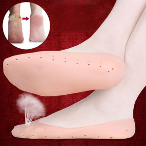 Orna นิ่มสบาย ไม่ระคายผิว ถุงเท้าซิลิโคนถนอมเท้า มีช่องระบายอากาศที่ดีเยี่ยม Silicone boat socks สปอตสินค้า