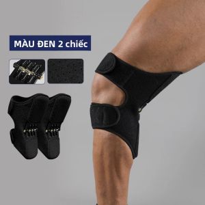 Đai Quấn Đầu Gối Điều Chỉnh Được VBOSi Với Bộ Tăng Lực Ba Lò Xo Dành Cho Nam & Nữ Chất Liệu Neoprene Hỗ Trợ Tập Luyện Thể Thao & Squat Ổn Định Lực Hồi Phục Size M/L/XL Màu Đen/xám