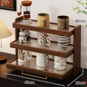 MENGBINFEN | Storage Display Rack Wooden