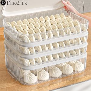 Defasilk | Food Preservation Box for Freezing Dumplings Wontons Noodles
