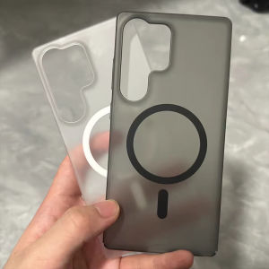 Ultra Thin Matte Clear Magnetic Phone Case For Samsung S26 Ultra Plus S24 FE S25 Edge S23 S22 Wireless Charging Shockproof Cover