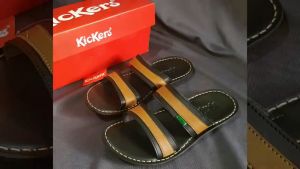 SANDAL SELOP KULIT PRIA IMPORT MURAH TERBARU 2023 KEKINIAN VIRAL KEREN TIDAK LICIN COWOK KASUAL FLAT