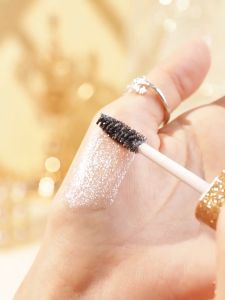 Glitter Diamond Shining Mascara Colored Pearls Waterproof Smudge Proof Quick Dry Long Lasting Eye Shine 6ML 1Pc
